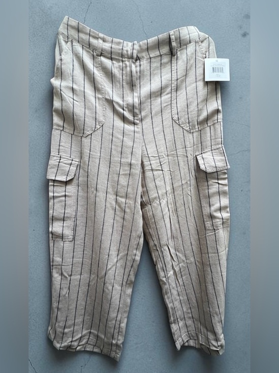 Ellen Tracy Pants - Linen Blend Wide Leg 4 Pocket Pants NWT